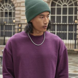 Oversized cuffed beanie