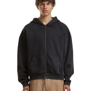 Vintage heavy zip hoodie