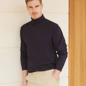 Long sleeve roll neck top