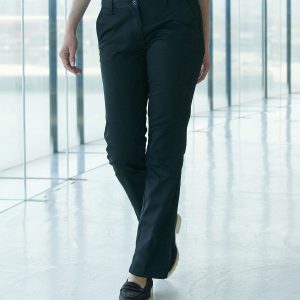 Women's 65/35 flat fronted chino trousers
