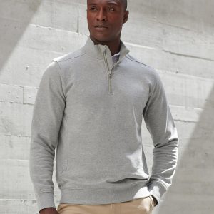 Unisex sustainable ¼-zip sweatshirt