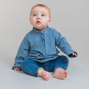 1/2-zip lightweight fleece