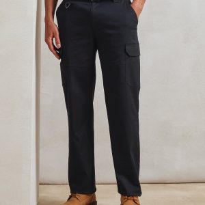 Stretchchecker work cargo trousers