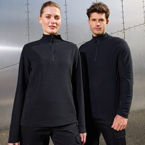 Unisex ‘Recyclight’ 1/4 zip microfleece