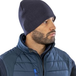 Pull-on soft-feel acrylic hat
