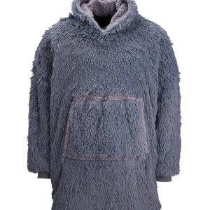 The Ribbon oversized cosy reversible shaggy sherpa hoodie