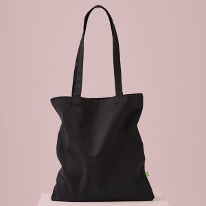 Premium organic canvas shopper long handle