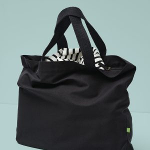 Elba organic canvas premium zip tote