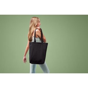 Recycled premium canvas ‘flat base’ shopper