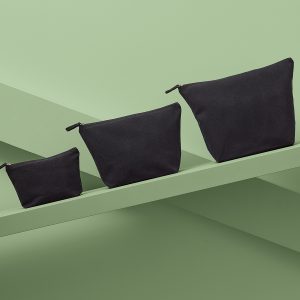 Recycled luxe accessory bag