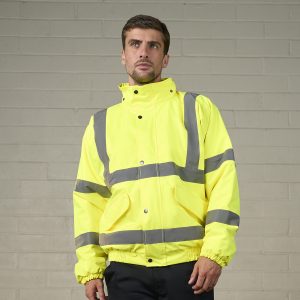 High visibility bomber jacket