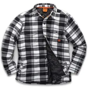 Worker padded checked shirt