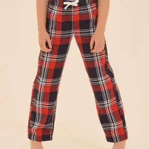 Kids tartan lounge pants