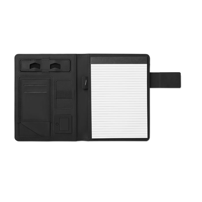 Powernoty A5 Conference Folder with Power Bank