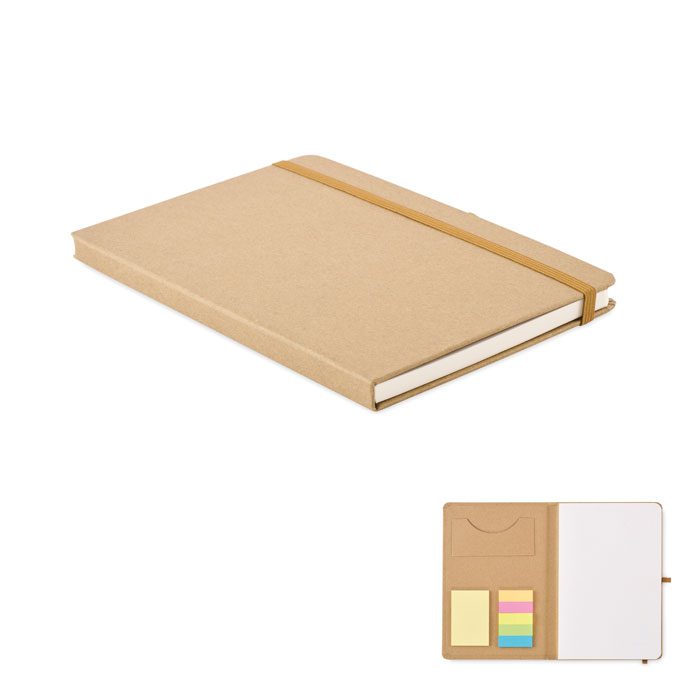 Sticknote A5 Recycled Notebook with Sticky Notes