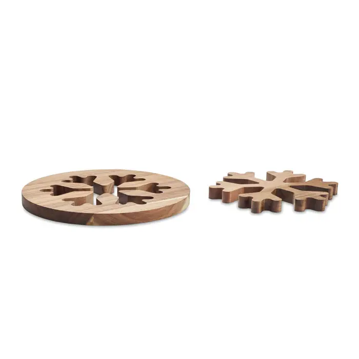SCAGLIA Acacia Wood Pot Holder Set