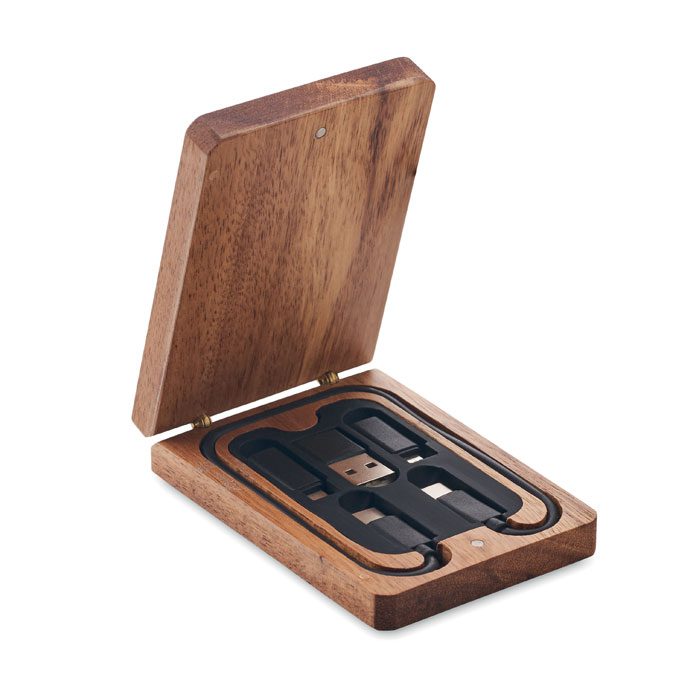 VERSA Bamboo Charging Cable Set