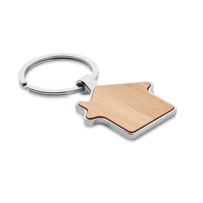 BURNIE Bamboo Key Ring