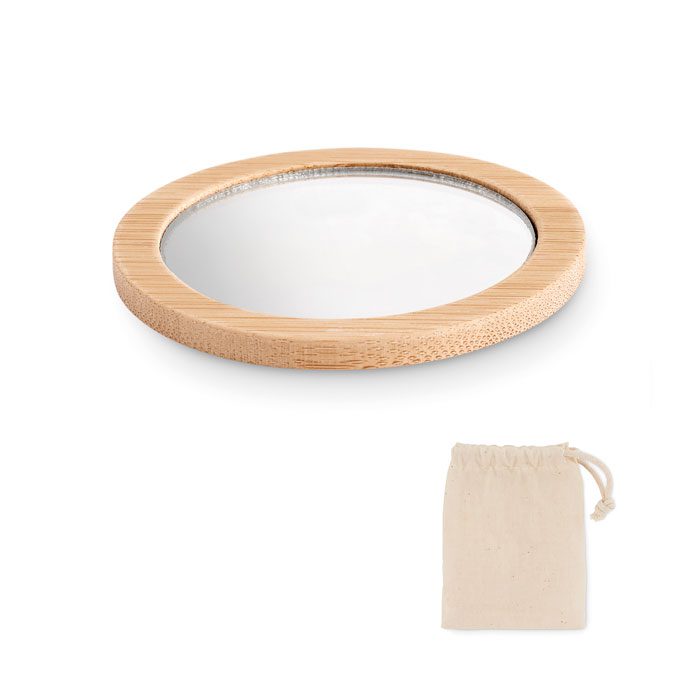 Malay Bamboo Magnifying Make Up Mirror