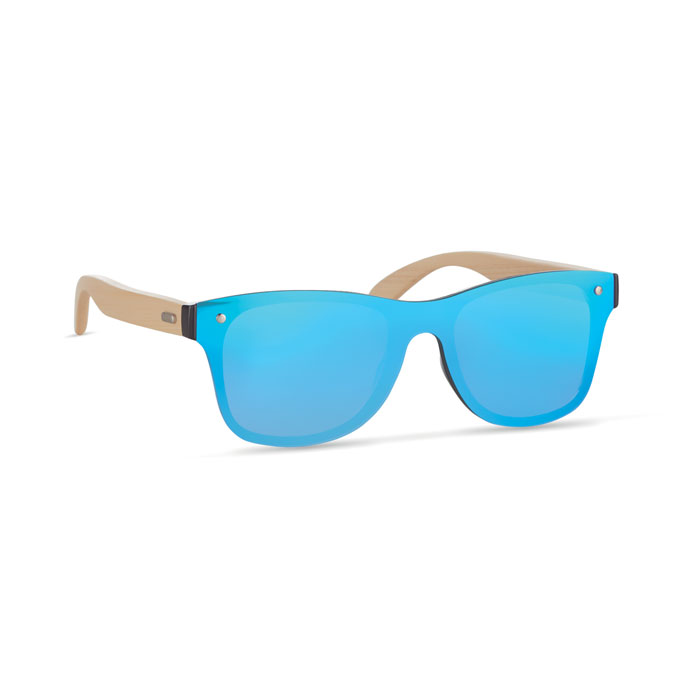 ALOHA Bamboo Mirrored Sunglasses