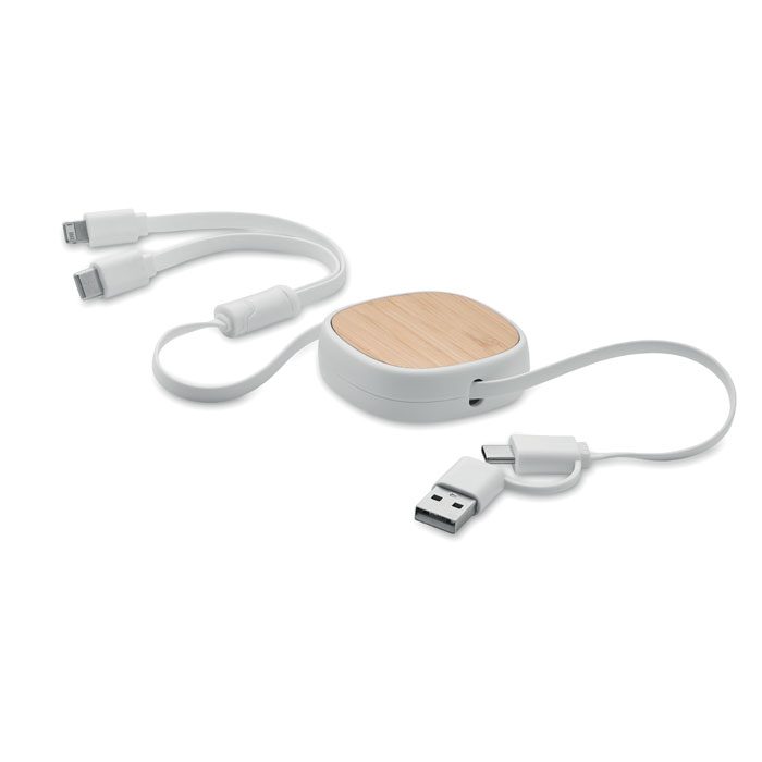 TOGOBAM Bamboo Multi-Charging Cable