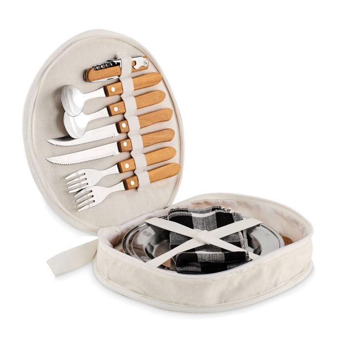 Hudson Bamboo Picnic Cutlery Set
