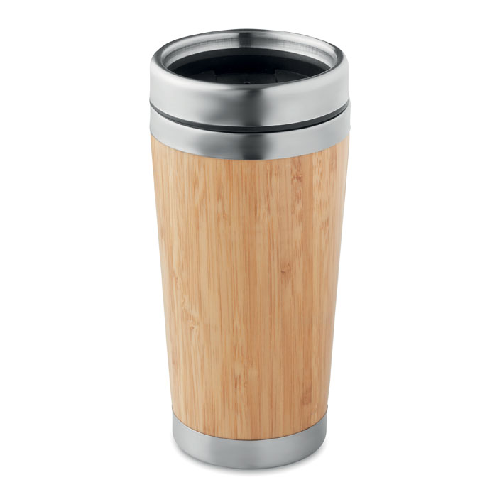RODEODRIVE+ Bamboo Steel Flask