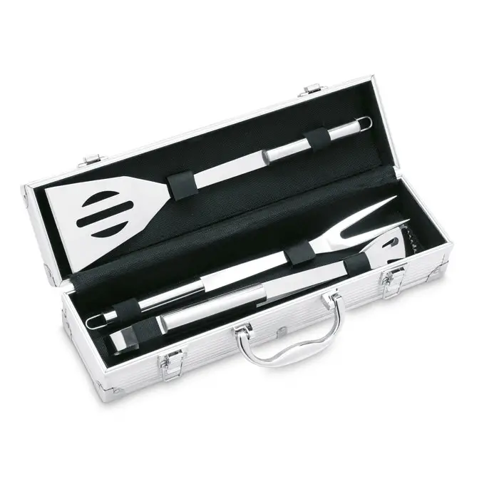 ASADOR BBQ Tool Set in Aluminium Case