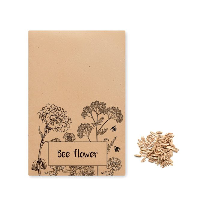 SEEDLOPEBEE Bee Flower Seed Envelope