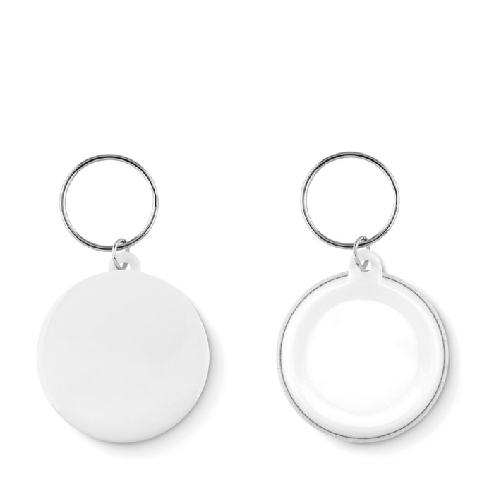 PIN KEY Button Pin Keyring