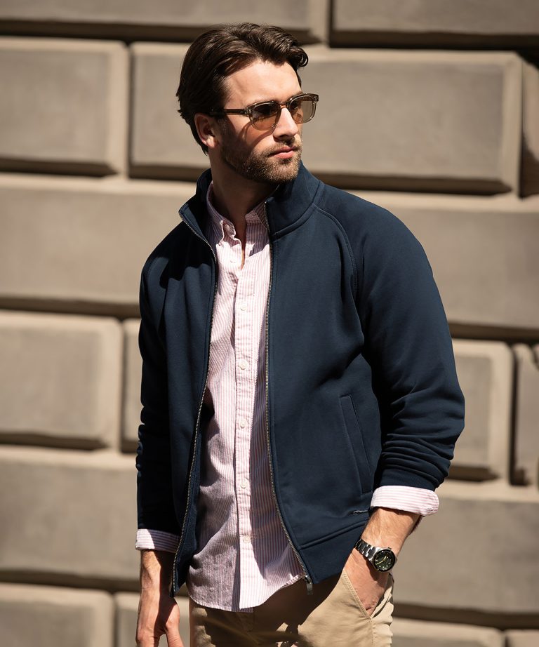 Cambridge Organic Cotton Full-Zip Sweatshirt