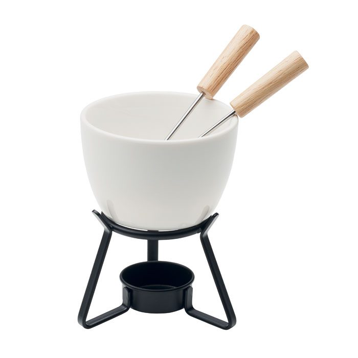 KASE Ceramic Fondue Set for Two