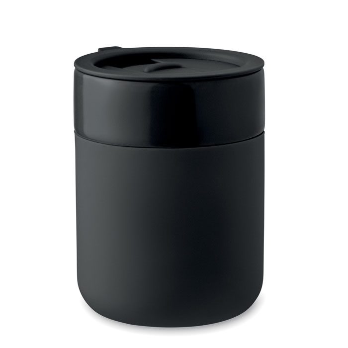 QERAM Ceramic Tumbler with Silicone Sleeve
