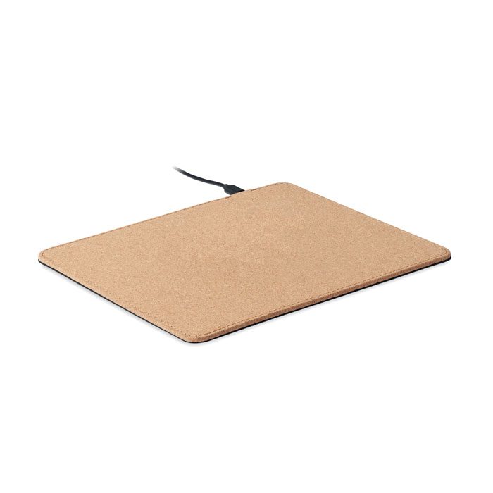 Wireless Matty Cork Wireless Charging Mouse Mat