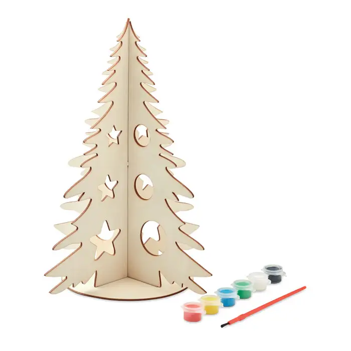 Tree and Paint DIY Wooden Christmas Tree