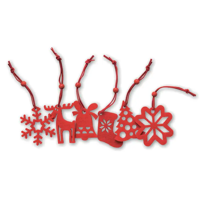ROUGE Felt Christmas Tree Decorations