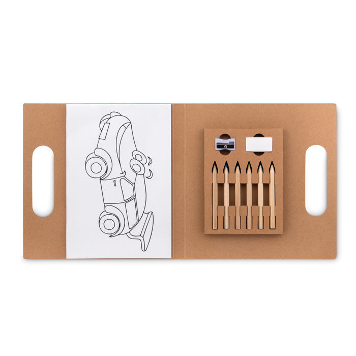 Folder2Go Children's Colouring Set