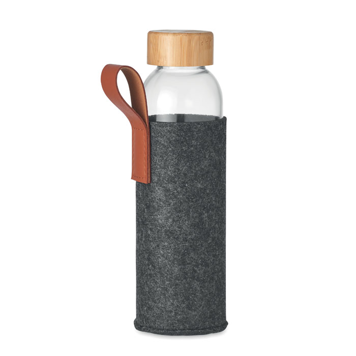 THAI Glass Bottle with Bamboo Lid