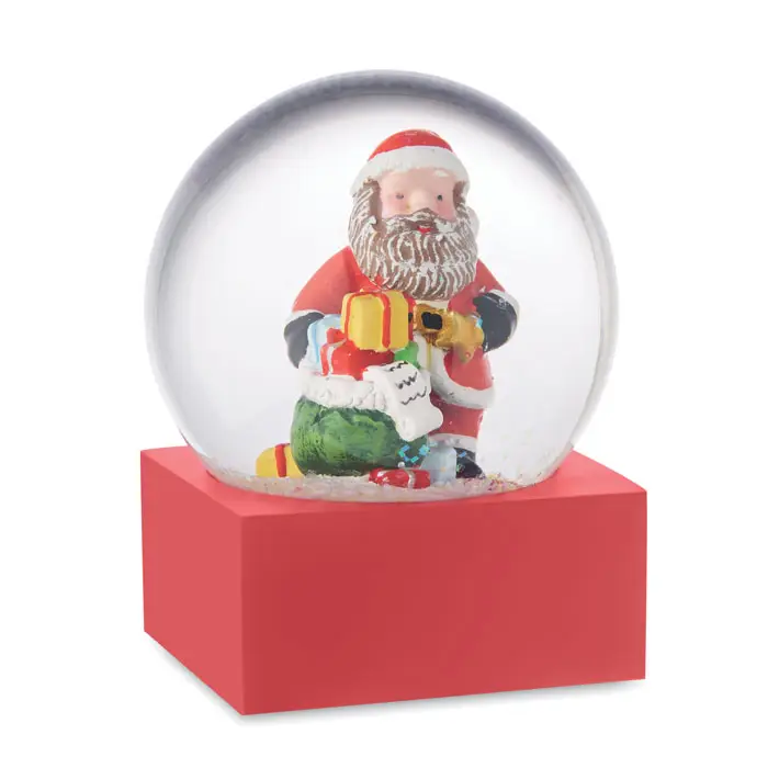 SANTISIMO Glass Snow Ball Ornament