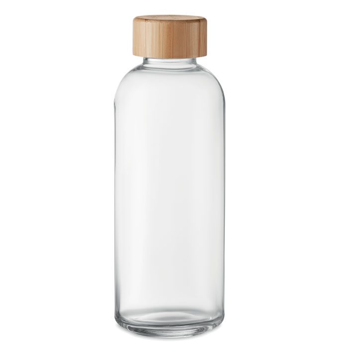 FRISIAN Glass Water Bottle with Bamboo Lid