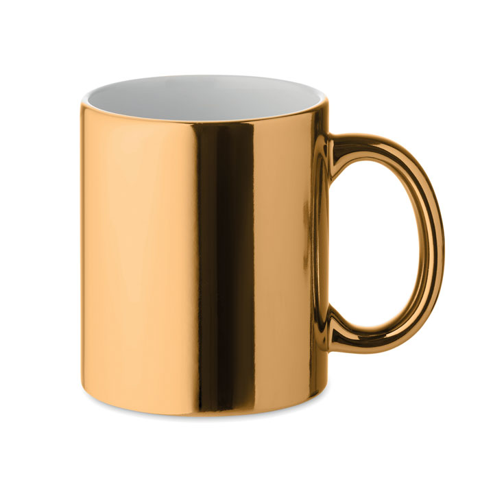 HOLLY Gold Ceramic Mug