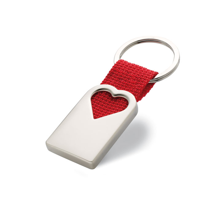 BONHEUR Heart Metal Keyring