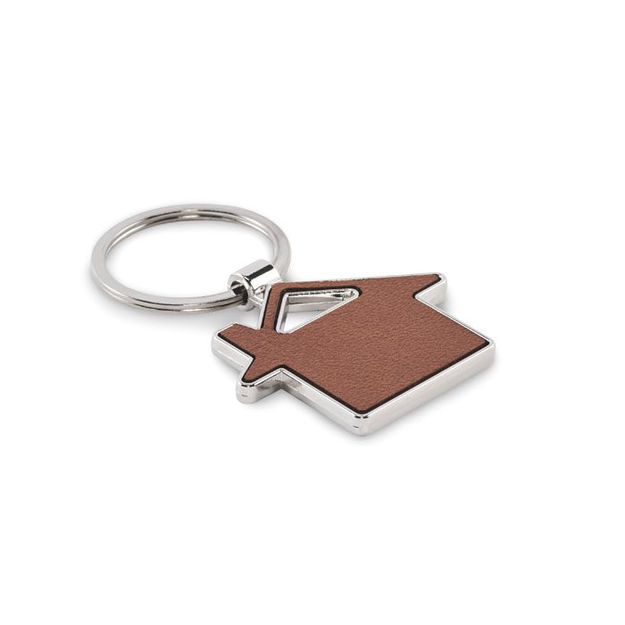 LOUSE House Shaped Metal Key Ring