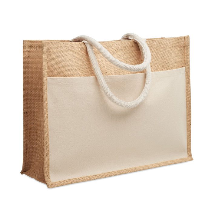 BAGA Jute Cotton Shopping Bag