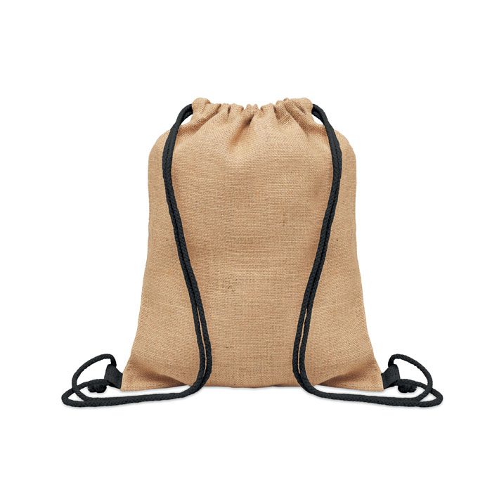 FUKURO Jute Drawstring Bag
