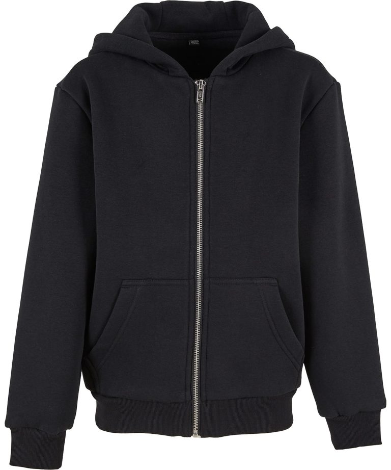 Kids fluffy zip hoodie