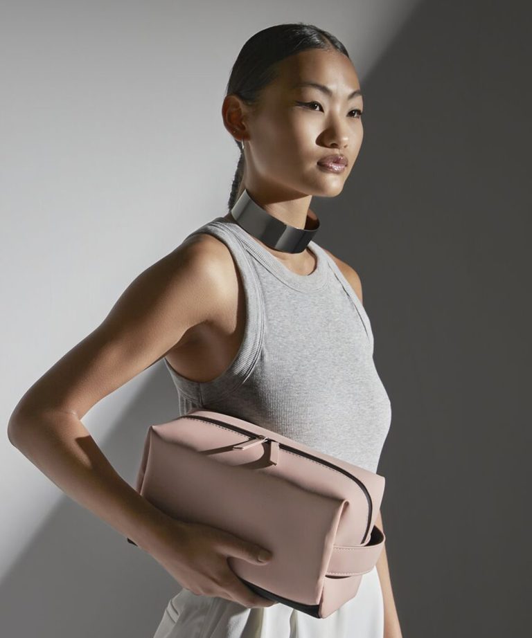 Matte PU toiletry/accessory case