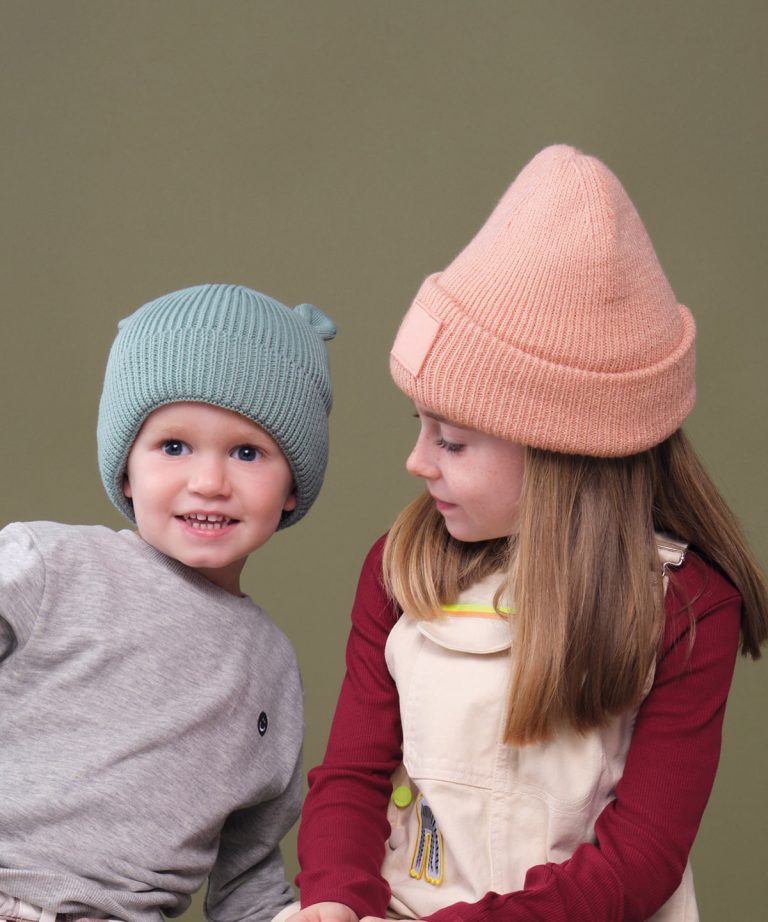 Organic baby bear beanie