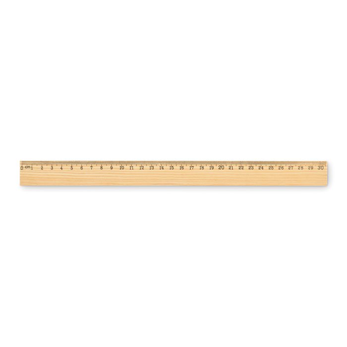RULER30 Pine Wood Ruler