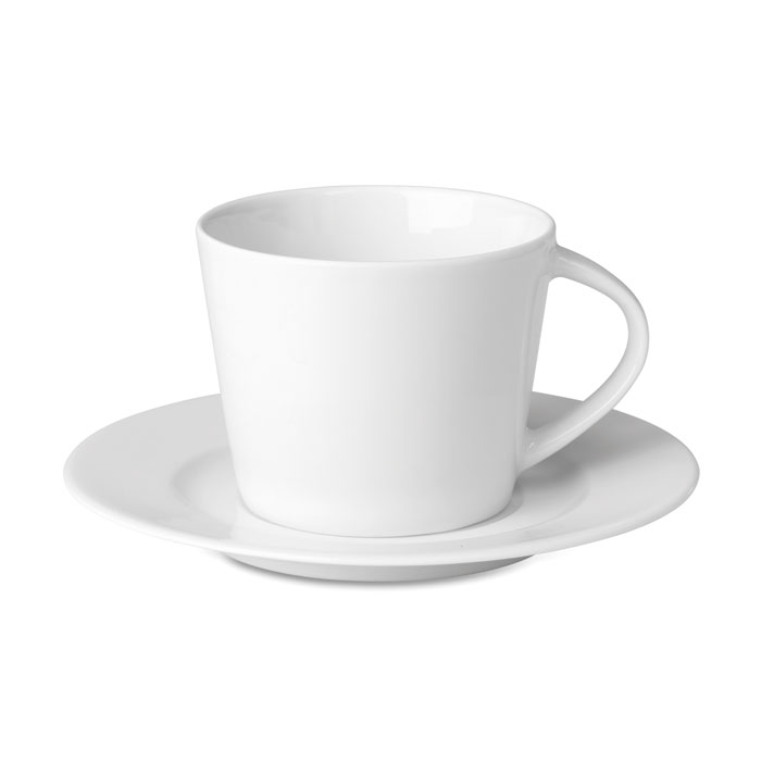 PARIS Porcelain Cappuccino Cup and Saucer